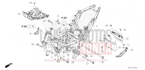 CARROSSERIE DE CHASSIS ADV750S de 2025